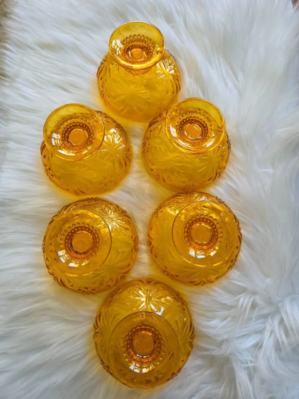The Pioneer Woman Yellow Ice Cream Cup Set of 6